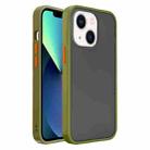 For iPhone 14 Translucent Skin Feel Frosted Phone Case (Green) - 1