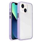 For iPhone 14 Translucent Skin Feel Frosted Phone Case (Light Purple) - 1