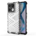 For OnePlus Ace Racing Shockproof Honeycomb PC + TPU Phone Case(White) - 1