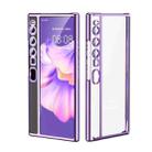 For Huawei Mate Xs 2 TPU Electroplating Full Coverage Protective Phone Case(Purple) - 1