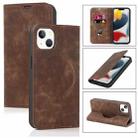 For iPhone 13 Wireless Charging Magsafe Leather Phone Case(Coffe) - 1