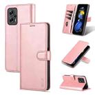 For Xiaomi Redmi Note 11T Pro/POCO X4 GT AZNS Skin Feel Calf Texture Flip Leather Phone Case(Rose Gold) - 1