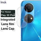 For Honor Play 30 Plus 5G / X7 2022 imak Integrated Rear Camera Lens Tempered Glass Film with Lens Cap - 3