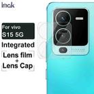 For vivo S15 5G / S15 Pro 5G imak Integrated Rear Camera Lens Tempered Glass Film with Lens Cap - 3