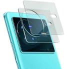 For vivo X80 5G imak Integrated Rear Camera Lens Tempered Glass Film with Lens Cap - 1