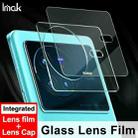 For vivo X80 5G imak Integrated Rear Camera Lens Tempered Glass Film with Lens Cap - 4