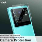 For vivo X80 Pro 5G imak Integrated Rear Camera Lens Tempered Glass Film with Lens Cap - 5