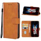 For Infinix Note 12 5G Leather Phone Case(Brown) - 1