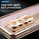 For Samsung Galaxy Z Fold3 5G Magnetic Hinges Plating Phone Case with Holder(Champagne Gold) - 5