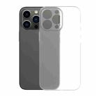 For iPhone 14 Plus Frosted PC Shockproof Phone Case (Transparent) - 1