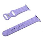 Weave Texture Watch Band For Apple Watch Ultra 49mm / Series 8&7 45mm / SE 2&6&SE&5&4 44mm / 3&2&1 42mm(Purple) - 1