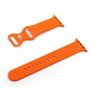 Weave Texture Watch Band For Apple Watch Series 8&7 41mm / SE 2&6&SE&5&4 40mm / 3&2&1 38mm(Orange) - 1