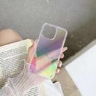 For iPhone 14 2 in 1 TPU + PC Colorful Plating Phone Case  - 1