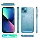 For iPhone 14 Plus Crystal Card Slot PC + TPU Phone Case (Transparent) - 2