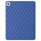 Diamond Lattice Silicone Tablet Case For iPad mini 5 / 4 / 3 / 2 / 1(Blue) - 1