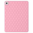 Diamond Lattice Silicone Tablet Case For iPad mini 5 / 4 / 3 / 2 / 1(Pink) - 1
