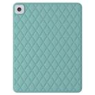 Diamond Lattice Silicone Tablet Case For iPad mini 5 / 4 / 3 / 2 / 1(Deep Green) - 1