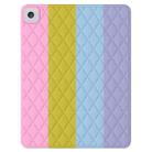 Diamond Lattice Silicone Tablet Case For iPad mini 5 / 4 / 3 / 2 / 1(Rainbow 19) - 1