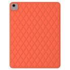 For iPad mini 6 Diamond Lattice Silicone Tablet Case(Orange) - 1