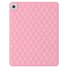 Diamond Lattice Silicone Tablet Case For iPad Air / Air 2 / 9.7 2017 / 9.7 2018(Pink) - 1