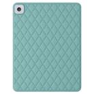 Diamond Lattice Silicone Tablet Case For iPad Air / Air 2 / 9.7 2017 / 9.7 2018(Deep Green) - 1