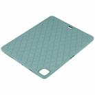 Diamond Lattice Silicone Tablet Case For iPad Air / Air 2 / 9.7 2017 / 9.7 2018(Deep Green) - 5