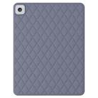 Diamond Lattice Silicone Tablet Case For iPad Pro 10.5 2019 / 2017(Grey) - 1