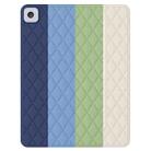 For iPad 10.2 2019 / 2020 / 2021 Diamond Lattice Silicone Tablet Case(Rainbow 7) - 1