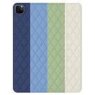 Diamond Lattice Silicone Tablet Case For iPad Air 2022 / Air 2020 10.9 / Pro 11 2021 / 2020 / 2018(Rainbow 7) - 1