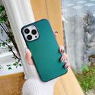 Frosted PC + TPU Phone Case For iPhone 14 Pro(Green) - 1