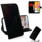 For Galaxy A01 Solid Color Colorful Magnetic Buckle Horizontal Flip PU Leather Case with Holder & Card Slots & Wallet & Lanyard(Black) - 1