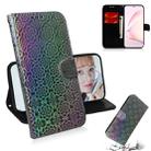 For Galaxy Note 10 Lite / A81 Solid Color Colorful Magnetic Buckle Horizontal Flip PU Leather Case with Holder & Card Slots & Wallet & Lanyard(Silver) - 1