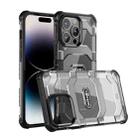 For iPhone 14 Pro Max wlons Explorer Series PC+TPU Phone Case (Black) - 1