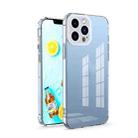 Candy Color TPU Phone Case For iPhone 14(Transparent) - 1