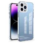 Candy Color TPU Phone Case For iPhone 14 Pro(Transparent) - 1