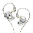 KZ-EDX PRO 1.25m Dynamic HiFi In-Ear Sports Music Headphones, Style:Without Microphone(Transparent) - 1