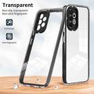 For Samsung Galaxy A52 5G / 4G 3 in 1 Clear TPU Color PC Frame Phone Case(Black) - 2