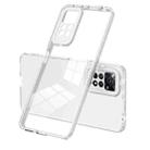 For Xiaomi Redmi Note 11 Pro 5G / 4G 3 in 1 Clear TPU Color PC Frame Phone Case(White) - 1