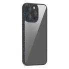 Skystar Shockproof TPU + Transparent PC Phone Case For iPhone 14(Black) - 1