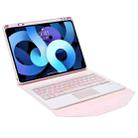 Z098B-A Pen Slot Touchpad Bluetooth Keyboard Leather Tablet Case For iPad Air 10.9 2022/2020(Pink) - 3