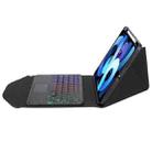 Z098B-AS Pen Slot Touchpad Backlight Bluetooth Keyboard Leather Tablet Case For iPad Air 10.9 2022/2020(Black) - 5