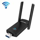 COMFAST CF-953AX 1800Mbps USB 3.0 WiFi6 Wireless Network Card with Antenna(Black) - 1
