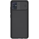 For Galaxy A51 NILLKIN Black Mirror Series PC Camshield Full Coverage Dust-proof Scratch Resistant Mobile Phone Case(Black) - 1