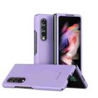 For Samsung Galaxy Z Fold4 5G Skin Feel Shockproof PC Fold Protective Phone Case(Purple) - 1