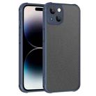 For iPhone 14 Pro Max Carbon Fiber PC + TPU Case (Blue) - 1