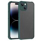 For iPhone 14 Pro Max Carbon Fiber PC + TPU Case (Green) - 1