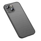 For iPhone 14 Matte PC + TPU Phone Case (Black) - 1