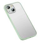 For iPhone 14 Matte PC + TPU Phone Case (Green) - 1