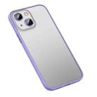 For iPhone 14 Plus Matte PC + TPU Phone Case (Purple) - 1