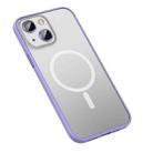 For iPhone 14 MagSafe Matte Phone Case (Purple) - 1